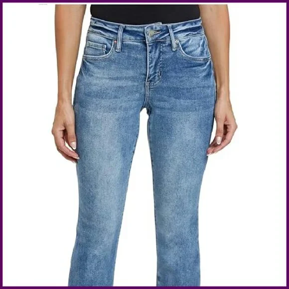 Premium Stretch Bootcut Jeans, Mid-Rise, Flattering Fit, All-Day Comfort